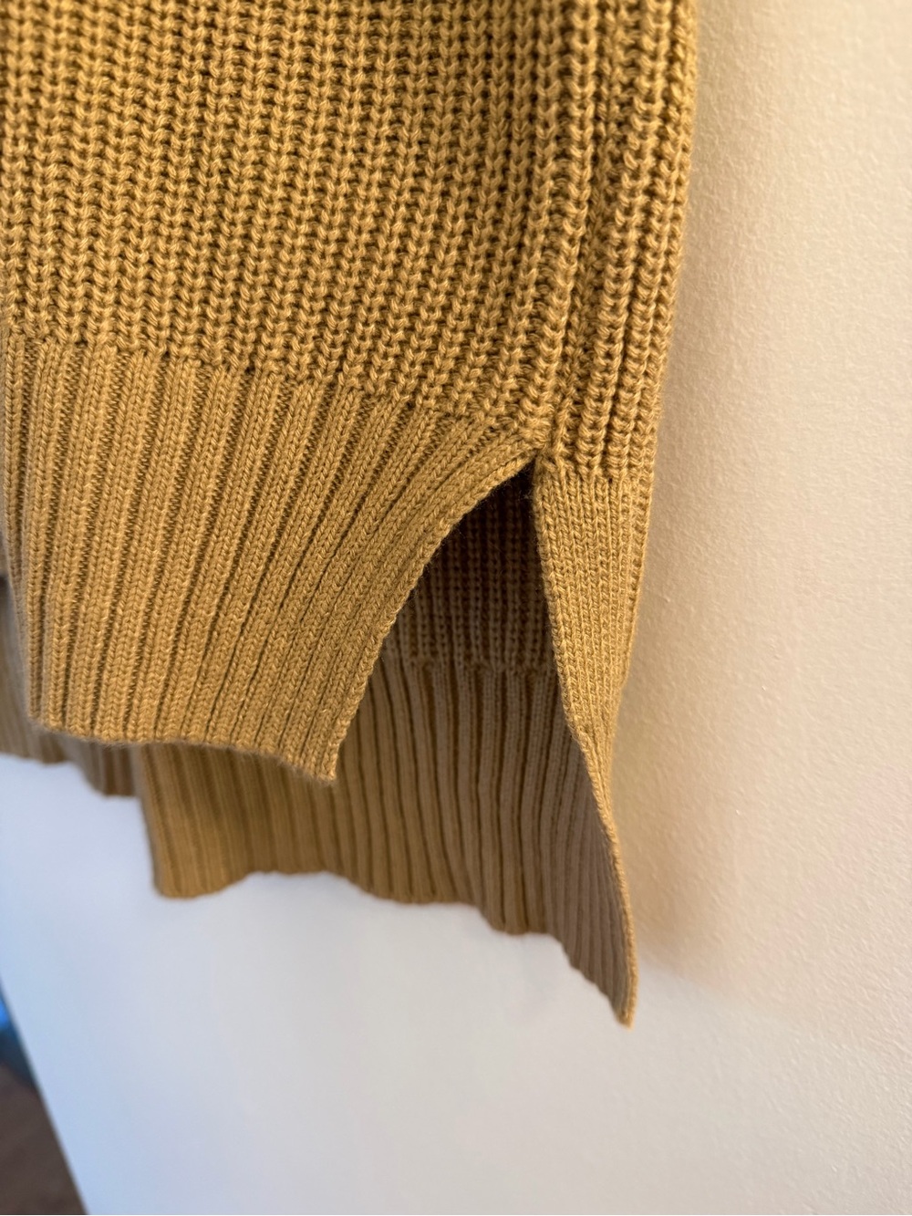 Knit Sweater Vest/Sweater Dress in Camel/Tan - Picture 3 of 5
